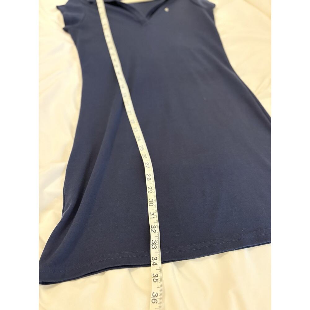 Criquet Women’s Navy Polo Dress Cotton Austin TX Size S USA Preppy - Picture 8 of 10